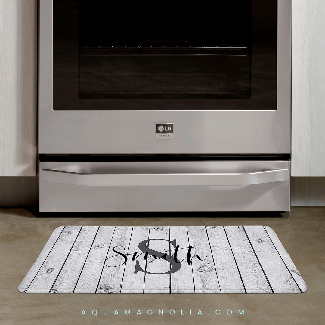 Personalized Kitchen Mat Custom Antifatigue Memory Foam Floor Mat for