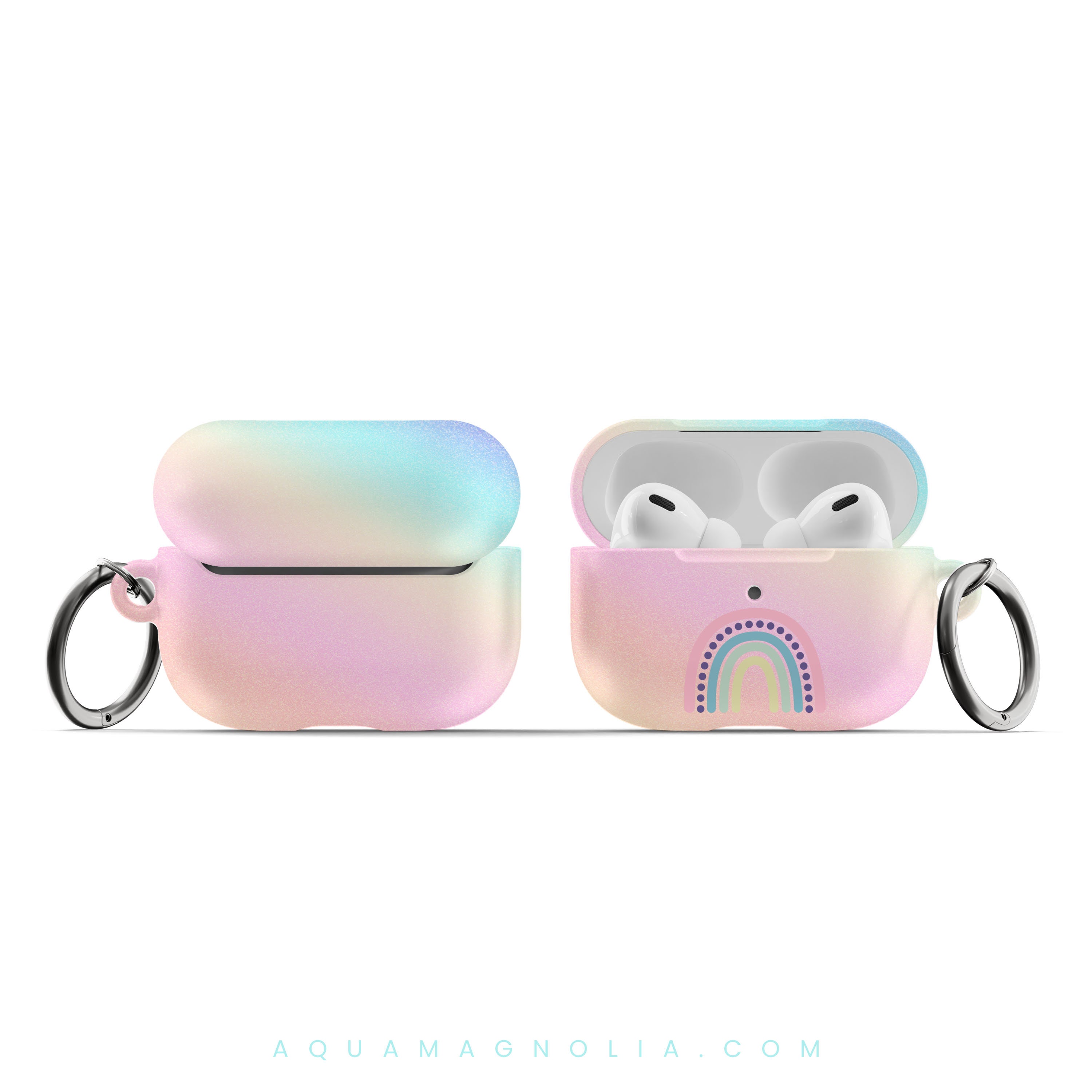 Floral Chrome Airpods Case –