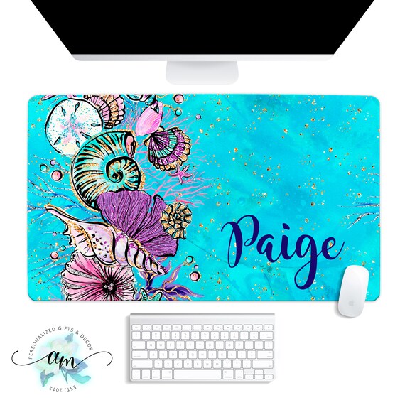 Custom Desk Pad Personalized Desk Pad Monogrammed Desk Mat Etsy