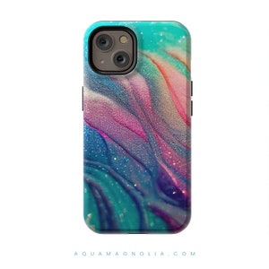 Unicorn Glitter iPhone Case for iPhones 14, 13, 12, 11, MagSafe, iPhone Tough Case, Tech Accessory Gifts