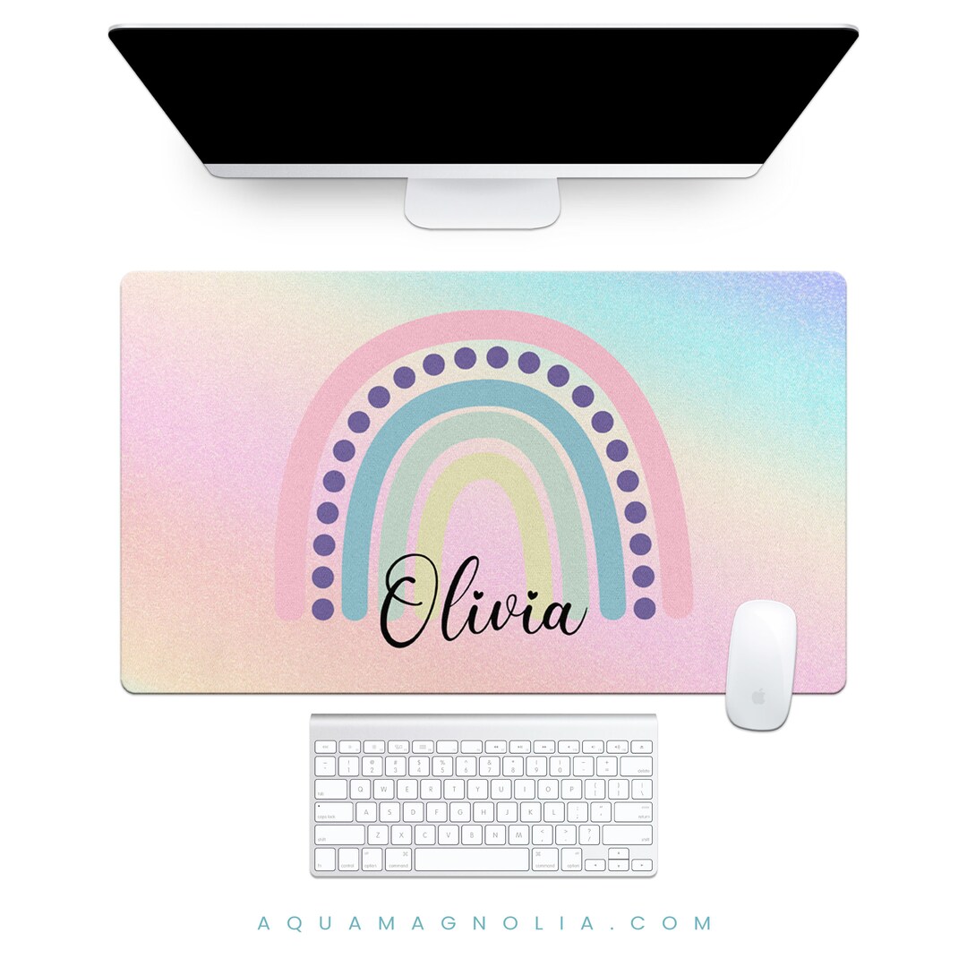 Custom Desk Pad Personalized Desk Pad Monogrammed Desk Mat Etsy