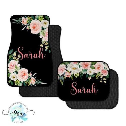 Personalized Car Matscar Accessoriescar Matspersonalized Etsy