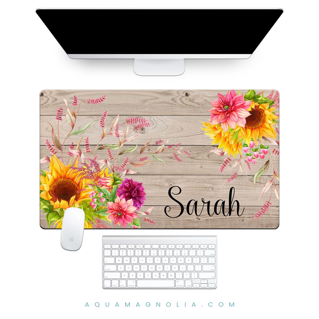 Custom Desk Pad Personalized Desk Pad Monogrammed Desk Mat Etsy