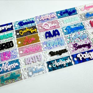 Personalized Tumbler Acrylic Name Plates, Lid Toppers for Stanley Quencher, 20oz, 30oz, 40oz & 64oz