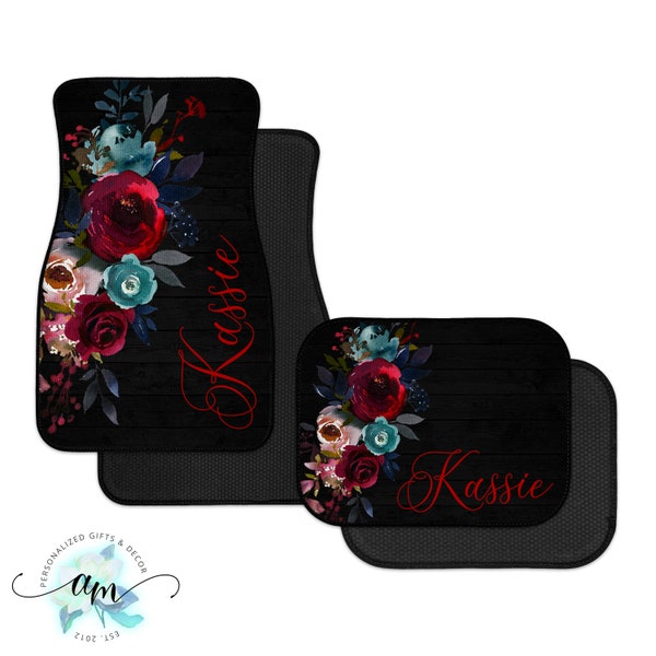 Monogrammed Car Mat Etsy