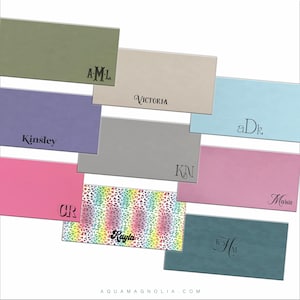 Faux Leather Engraved Desk Pad: Vegan Leatherette, Personalized, Keyboard Mat