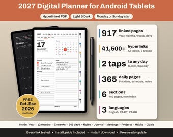 Android-Tablet-Planer 2027 | Samsung Galaxy Tab, Xiaomi, OnePlus | Hell & Dunkel