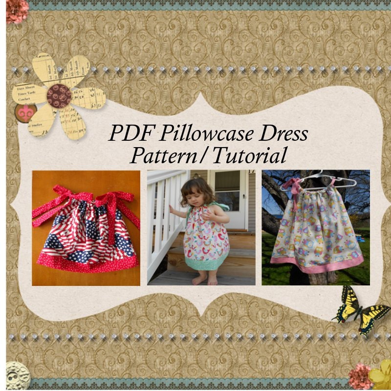 Pillowcase Instructions.pdf PDF Pattern/ Tutorial Pillowcase Dress - Etsy