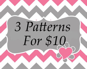 3 Patterns For 10