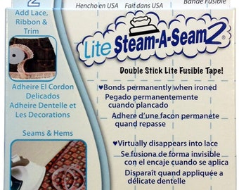 Lite Steam a Seam 2 - 1/2" x 20 yds double stick fusible tape