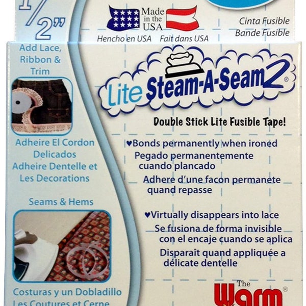 Lite Steam a Seam 2 - 1/2" x 20 yds double stick fusible tape