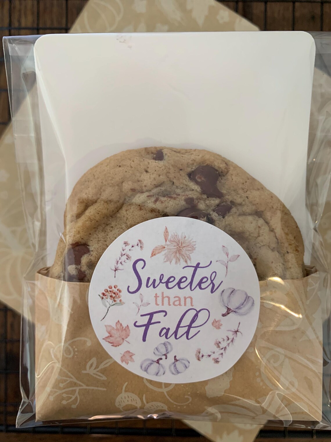 Cookie Packaging Kit Autumn Fall Pumpkins Maple Leaves Treats Party ...