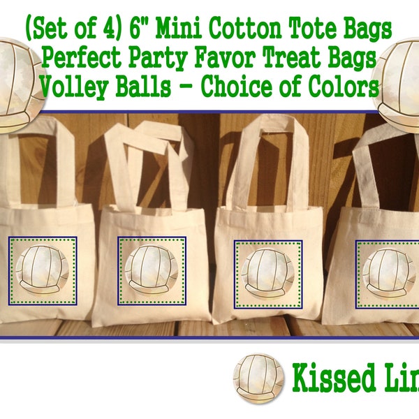 Volleyball Treat Bag Etsy