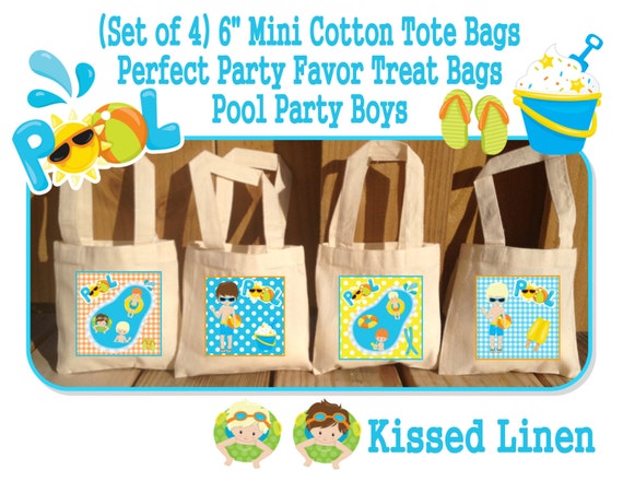 Swimming party cheap bag ideas