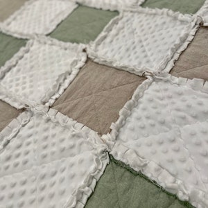Linen rag quilt