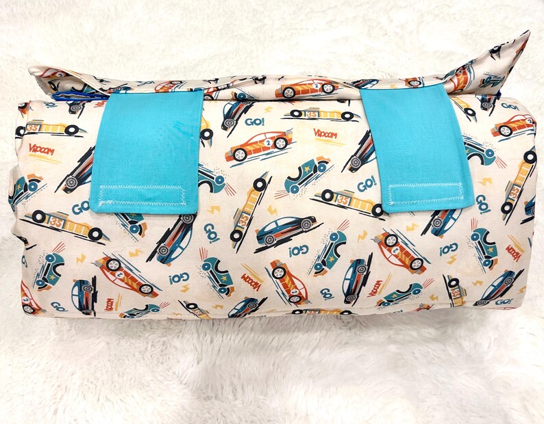 Race Car Nap Mat: Personalized Quilted Cotton Blanket - Etsy