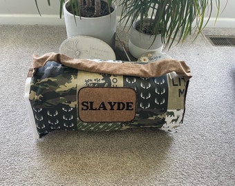 Handmade to order little man deer nap mat