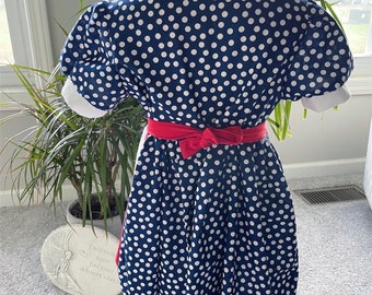 i love lucy blue polka dot dress Polka Dot Collection Acrylic Magnet