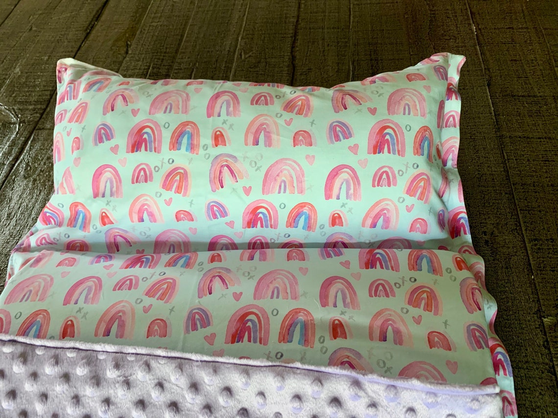 Rainbow Kindermat Aqua Rainbow Nap Mat Girl Rest Mat Etsy