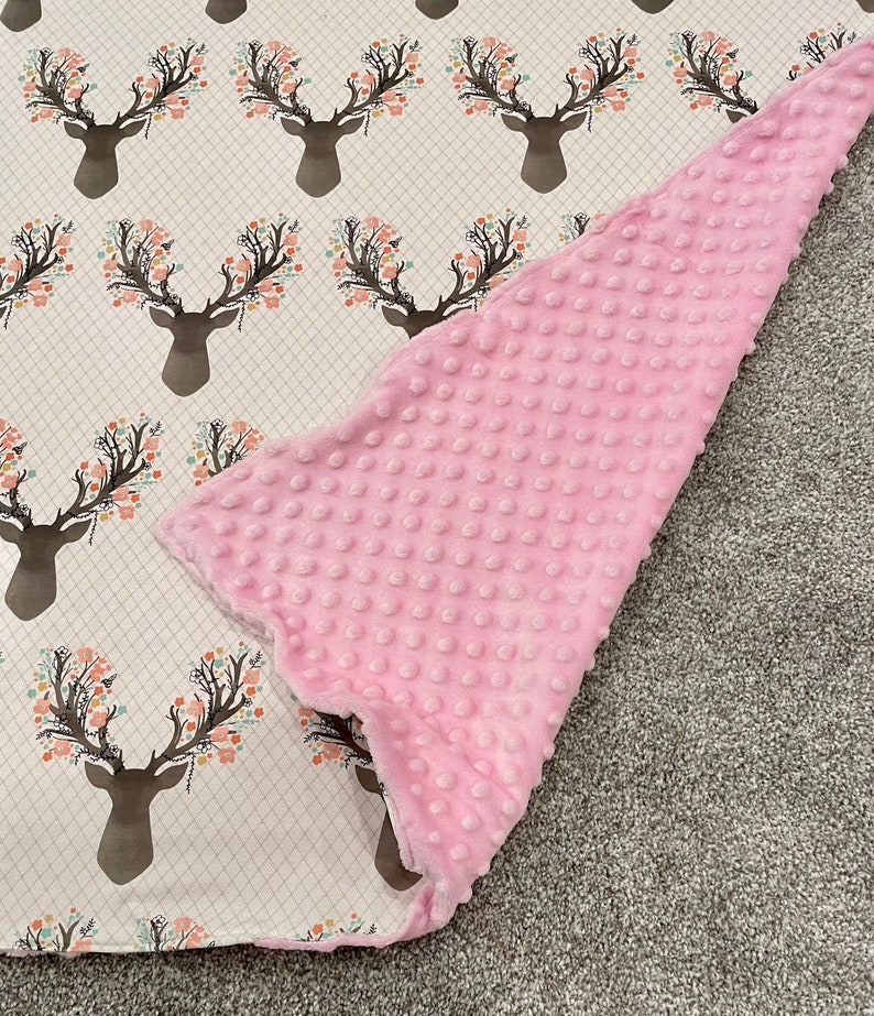 Personalized Woodland Blanketbaby Girl Gift Boxbaby Girl Etsy