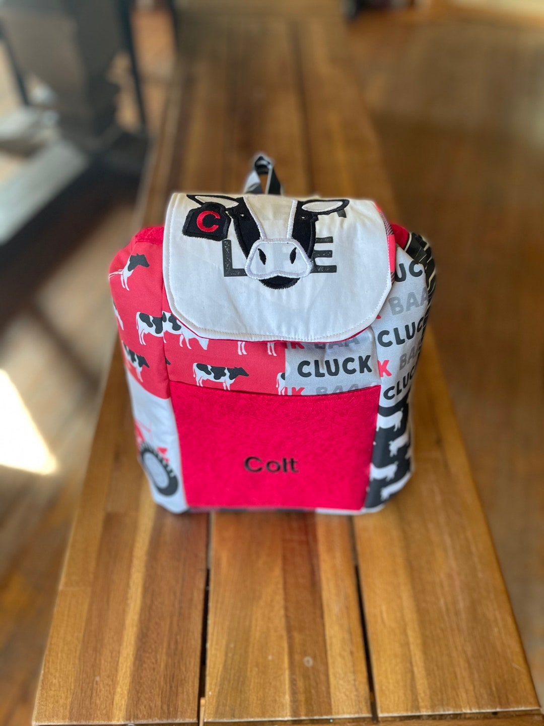 Personalized Toddler Backpack-farm Backpack-mini Backpack - Etsy