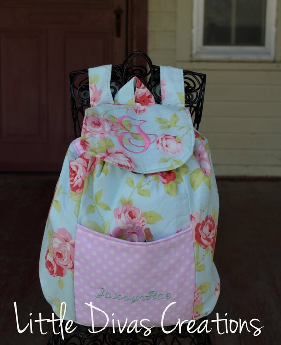 Items similar to Handmade vintage mini backpack on Etsy