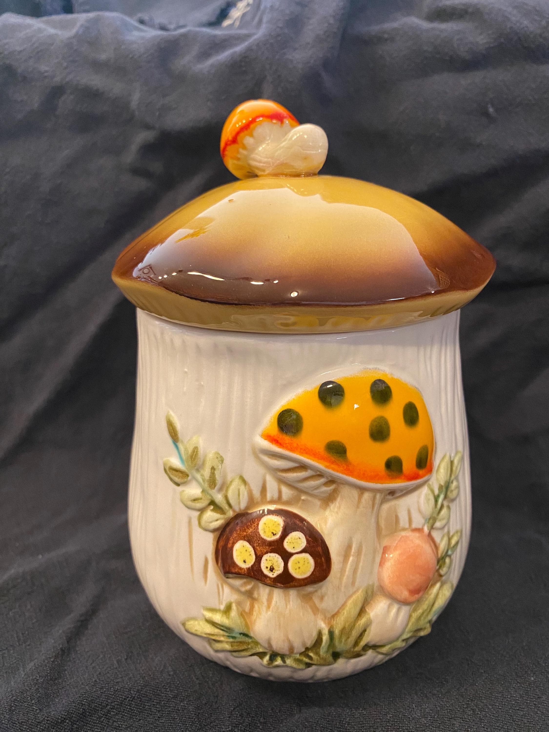 Sears Roebuck Merry Mushroom Canister Set - Etsy