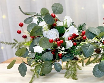 Christmas Wedding Bouquet Collection | Winter Wedding Bouquet | Christmas Bouquet | Cascading Bridal Bouquet