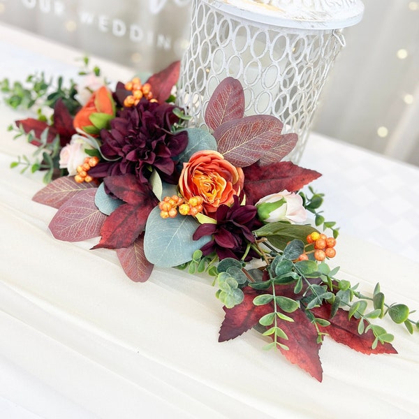 AUTUMN Wedding Arch Flowers | Wedding Backdrop | Sweetheart Table | Wedding Decor Package