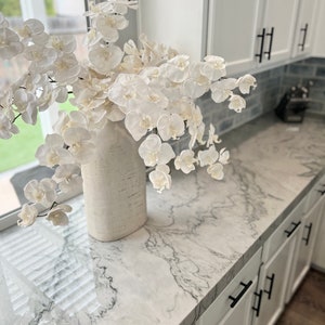 Orchid Stem for Wedding Flowers in White | Artificial Flowers | Bulk Fake Flowers | Wedding Proposal | Faux Flowers for Wedding