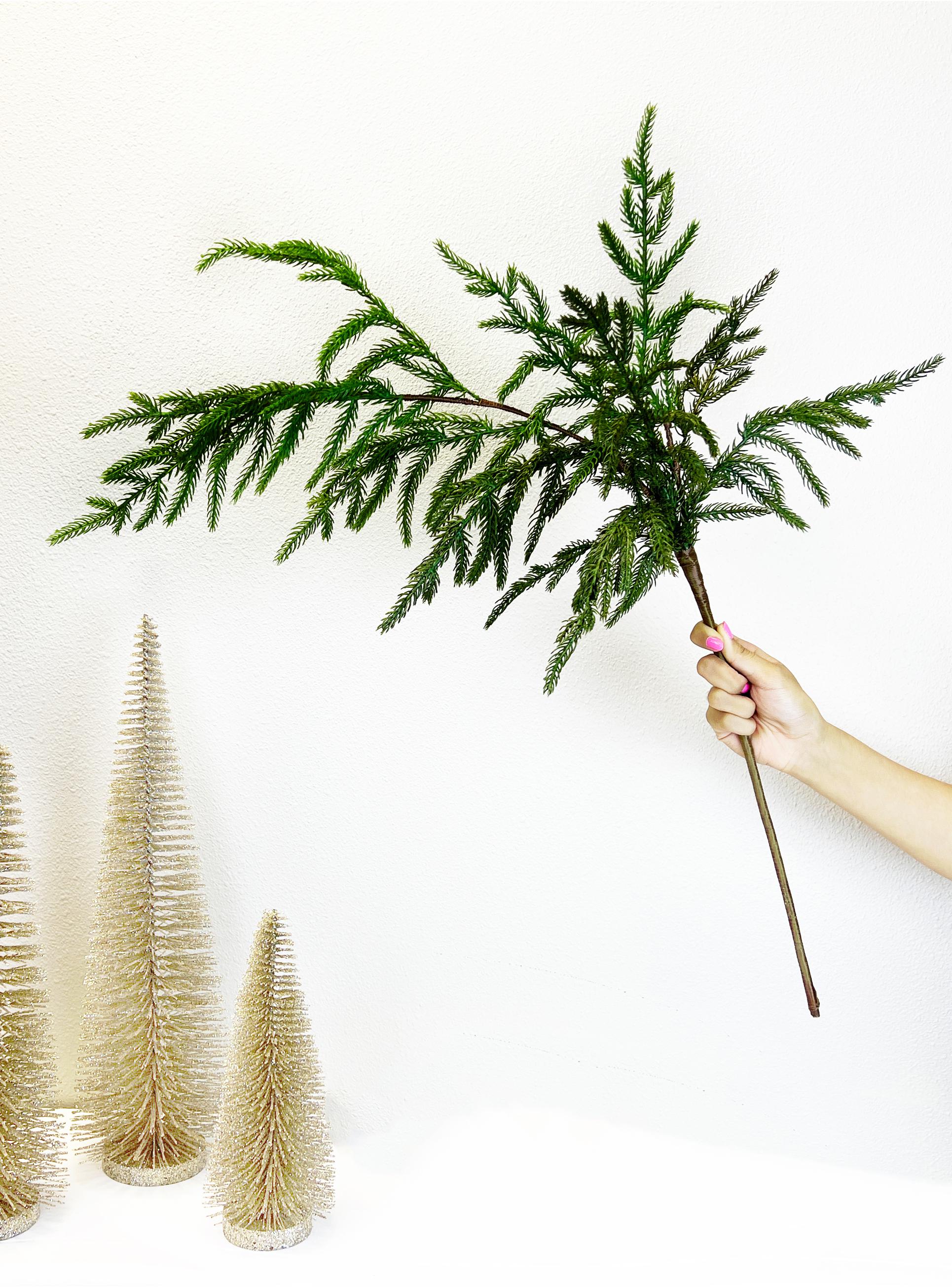 Norfolk Pine Branch 36" | Farmhouse Christmas Decor | Holiday Decor