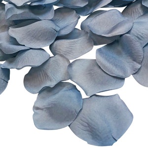 DUSTY BLUE Rose Petals | Flower Petals | Wedding Centerpiece | Aisle Decoration