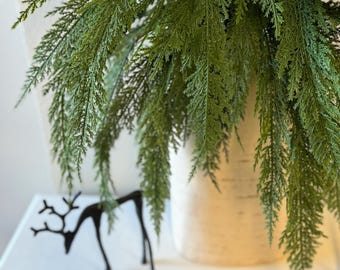 Cedar Pine Branch 36" | Farmhouse Christmas Decor