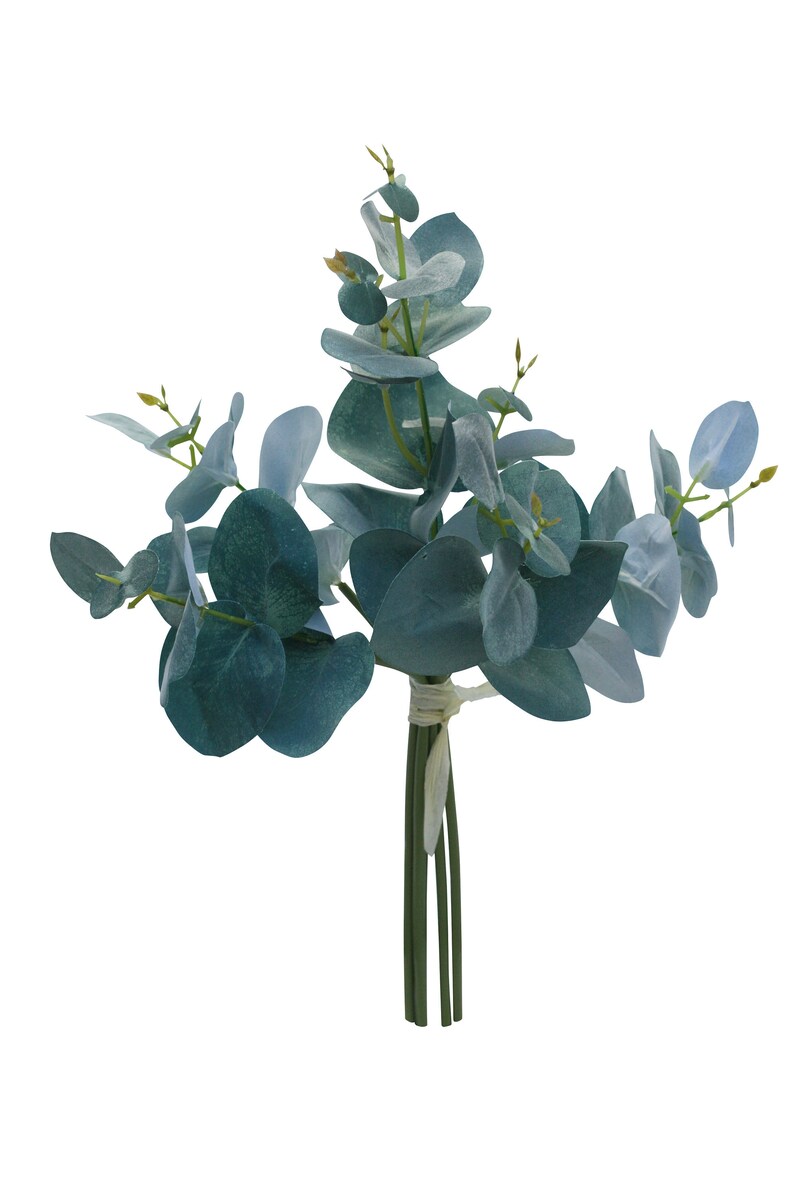 Eucalyptus Bunches Artificial Greenery Bouquet Home Decor Etsy