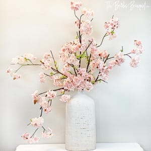 Cherry Blossom Silk Flowers | Decorative Branch | Flowering Branch