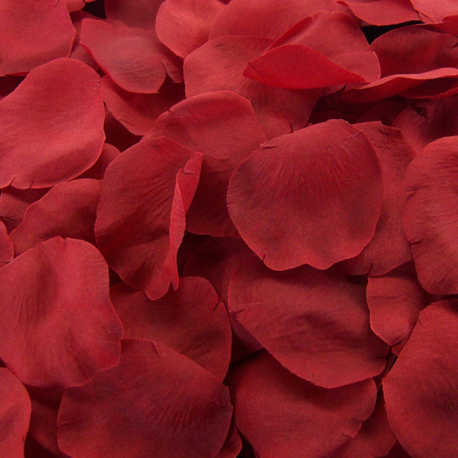 Red Silk Rose Petals Flower Girl Wedding Decoration Etsy