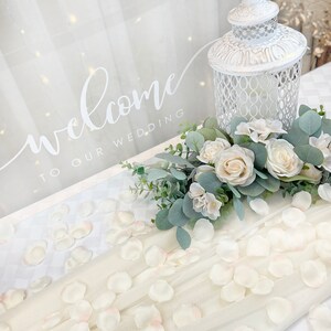 IVORY BLUSH Silk Rose Petals 250 Petals Wedding Centerpiece image 3