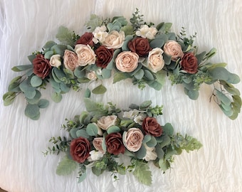 Handcrafted Fall Bridal Bouquets in Terracotta | TELLURIDE