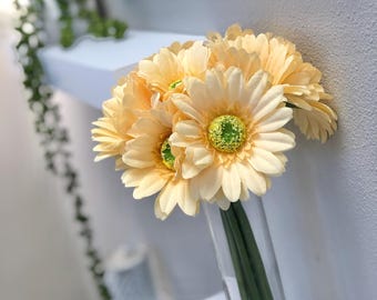 Butter Yellow Daisy Bouquet - Bridal Wedding Bouquet- Small - Etsy