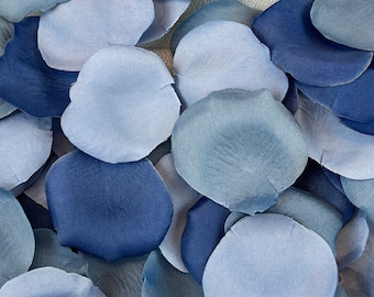 SLATE BLUE Rose Petals | Flower Petals | Wedding Centerpiece | Aisle Decoration