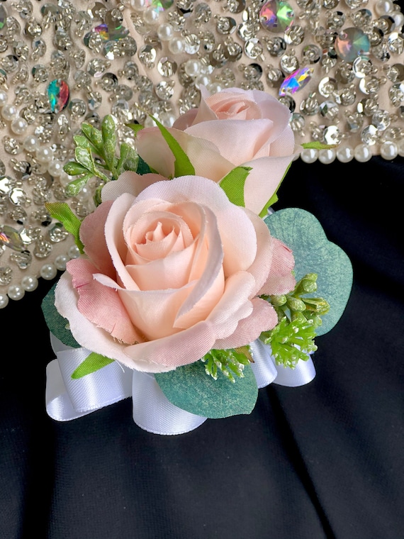 Wedding double or single calla lily mother's or grandma's corsage pink 