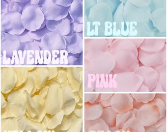 Flower Petals for Wedding Decor - Rose Petals in 16 colors