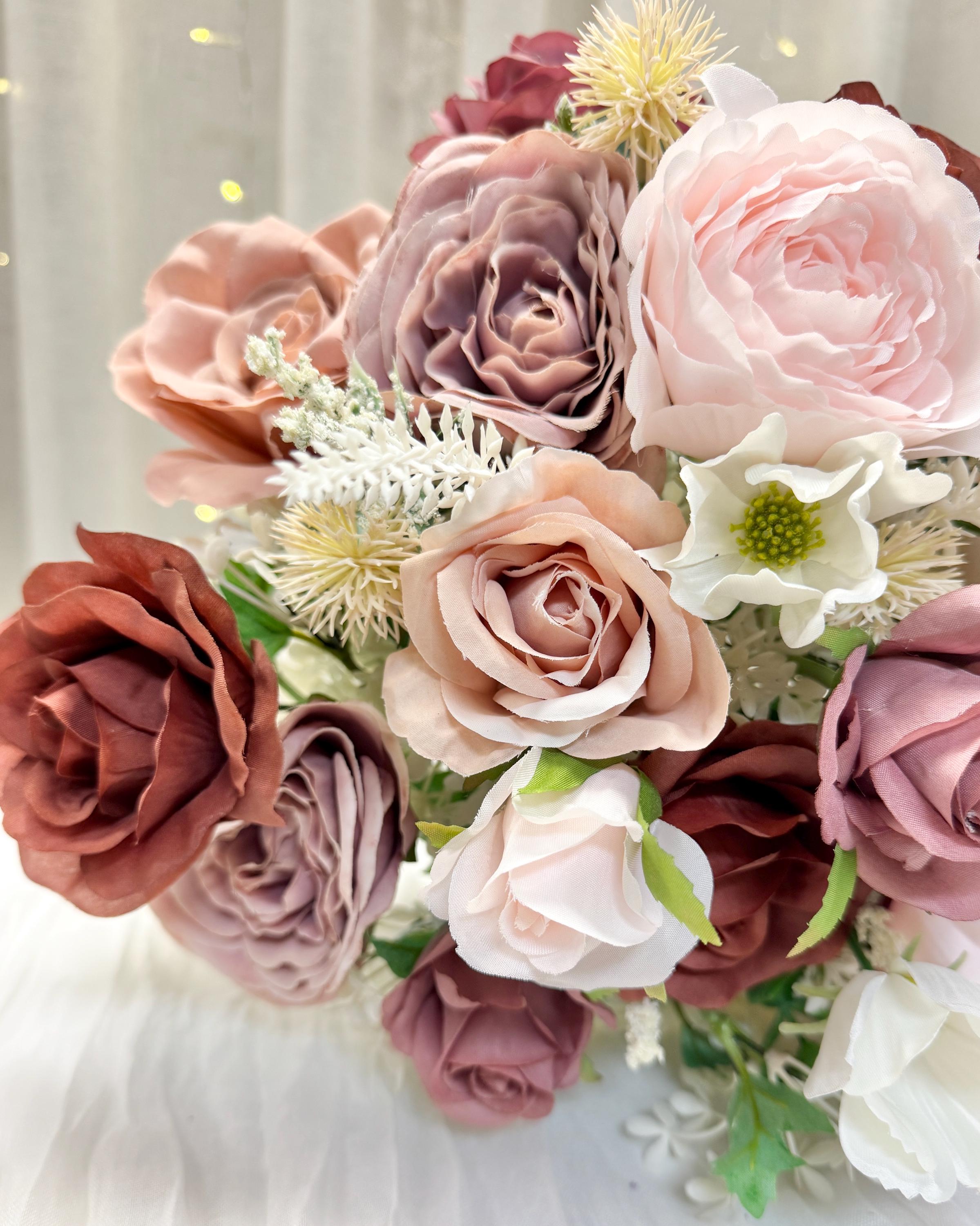 Fall Wedding Bouquet | Terracotta Bridal Flowers SAVANNAH - Etsy