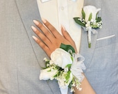 White corsage for prom discount