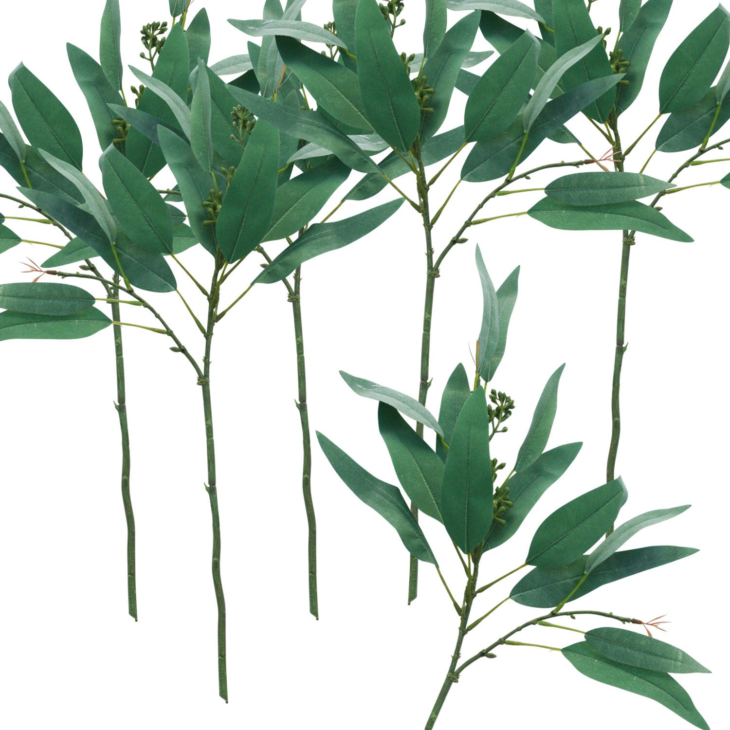 Fake Seeded Eucalyptus Stem Artificial Eucalyptus Leaves on Etsy UK