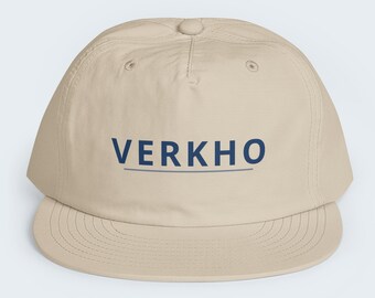 Minimal Outdoor Wordmark Surf Cap, Printed Front, Quick-Dry Recycled Nylon - Verkho