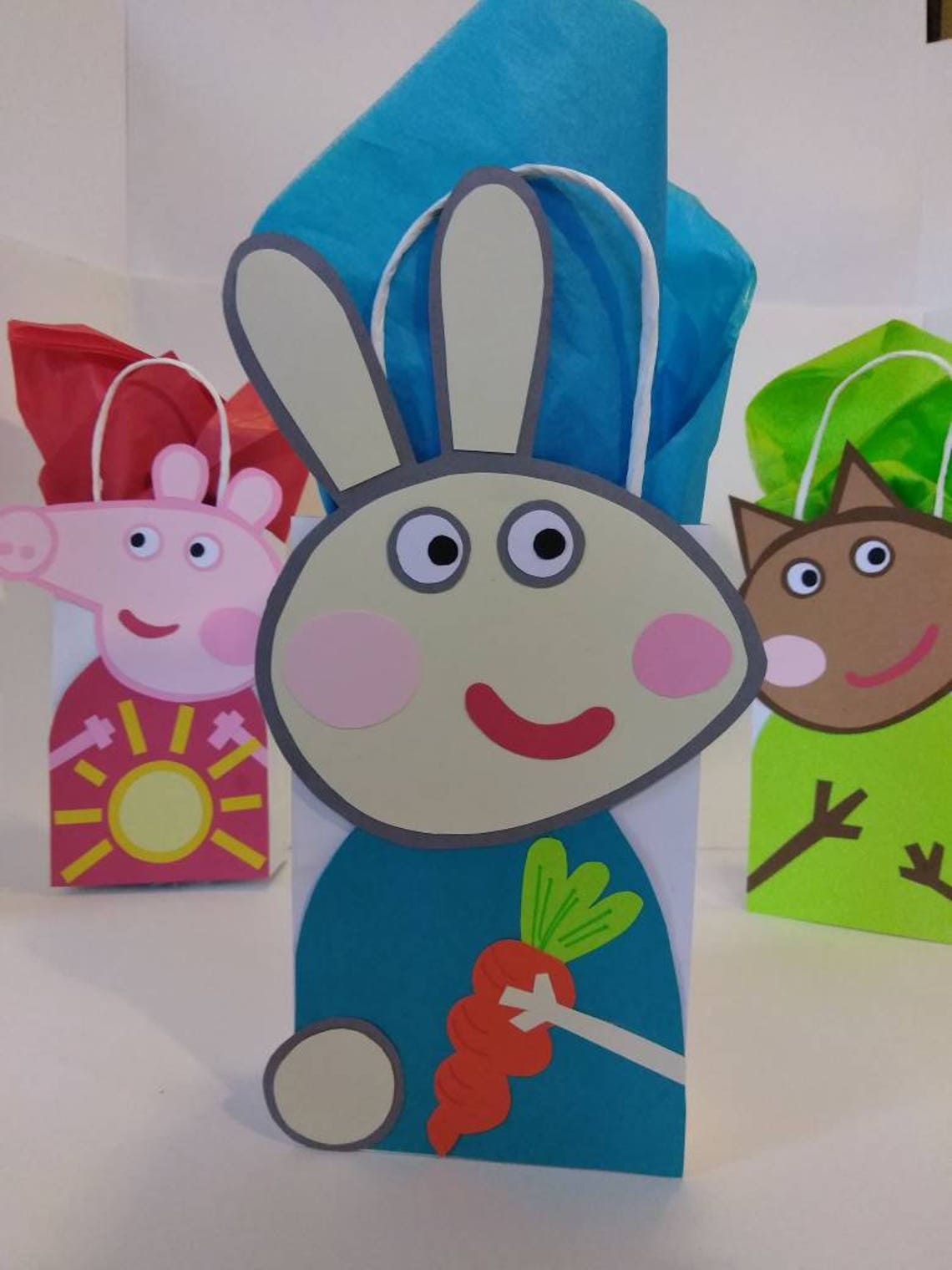 PEPPA PIG Party Bags Favor Bags Loot Bags Goody Bags Paper Etsy Canada