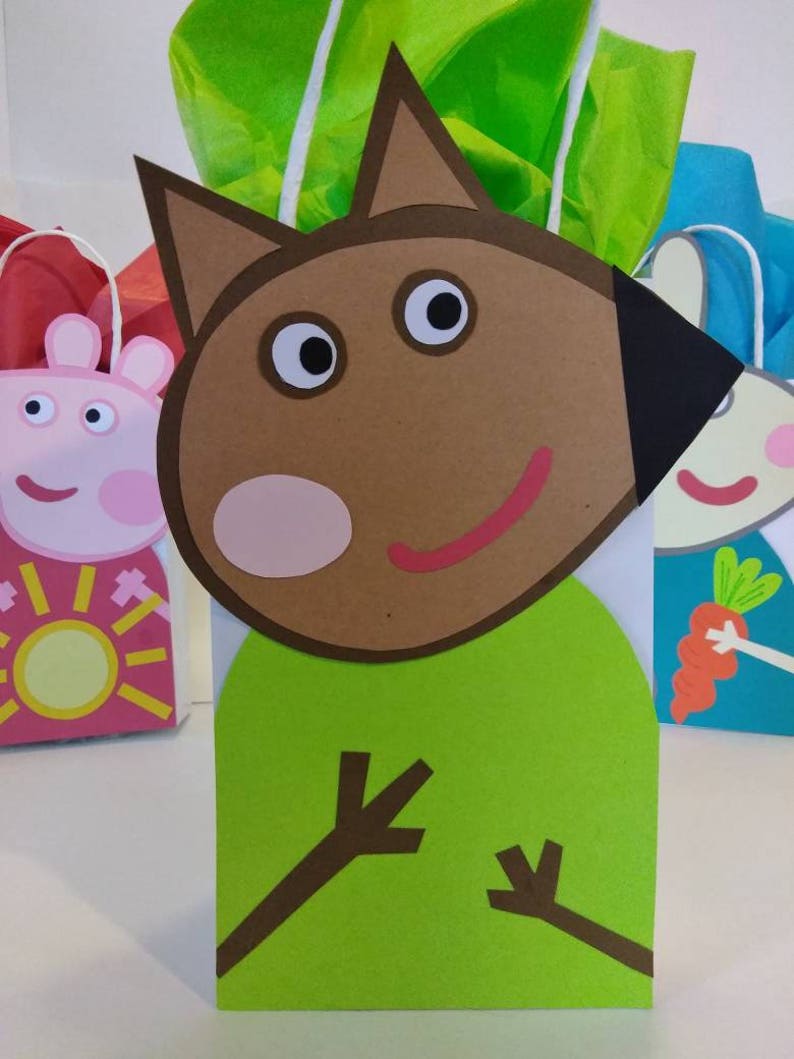 PEPPA PIG Party Bags Favor Bags Loot Bags Goody Bags Paper Etsy Canada