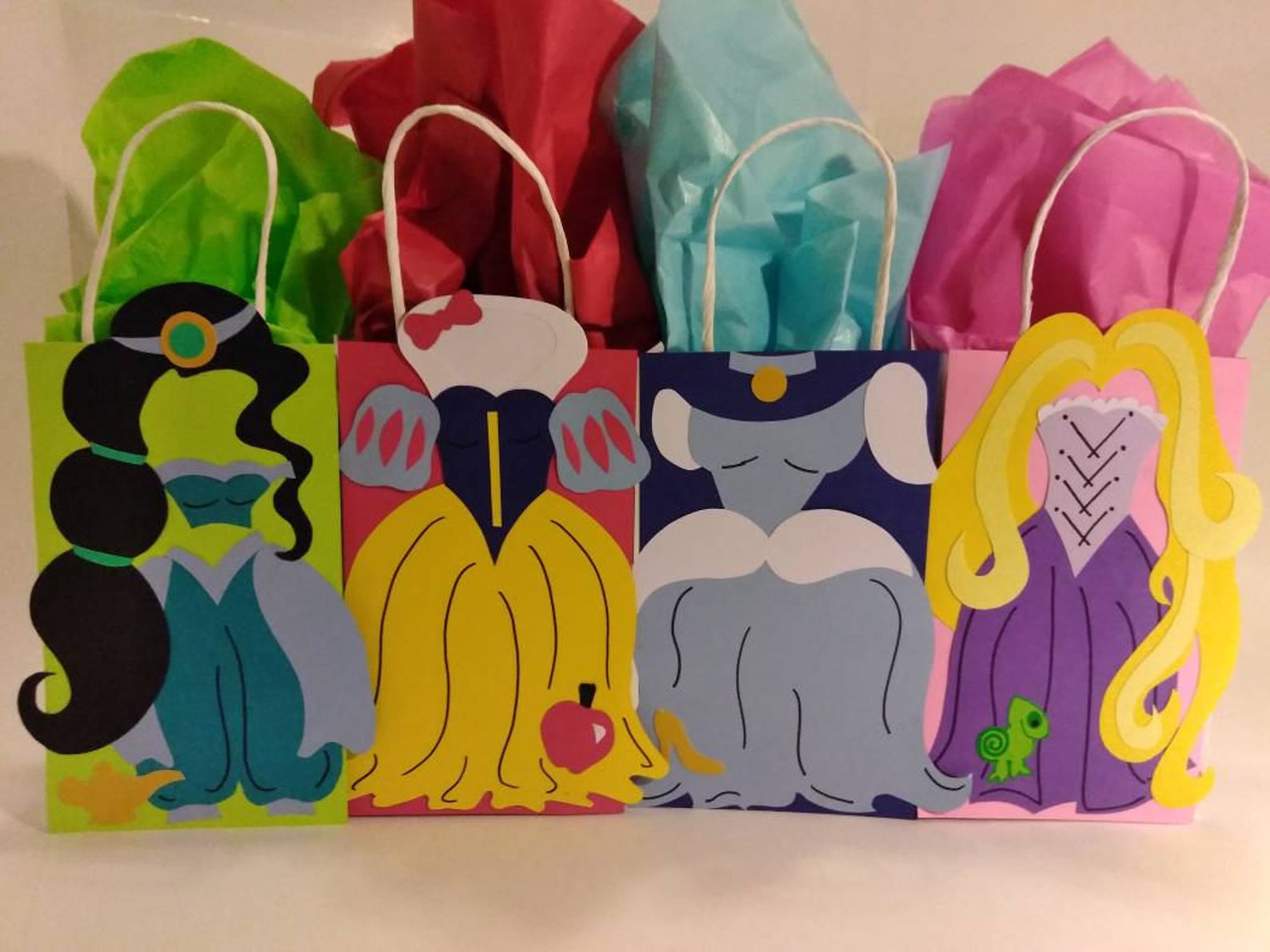 PRINCESS Party Bags Favor Bags Loot Bags Disney Inspired Etsy