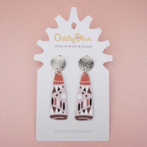 Art-Inspired Modern Statement Earrings